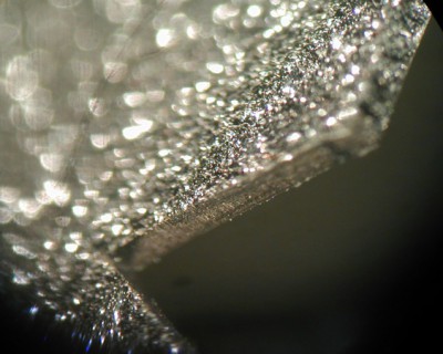 Laserschnitt in CVD-Diamant Makro
