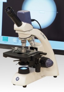 카메라가 있는 인발 다이 측정 현미경